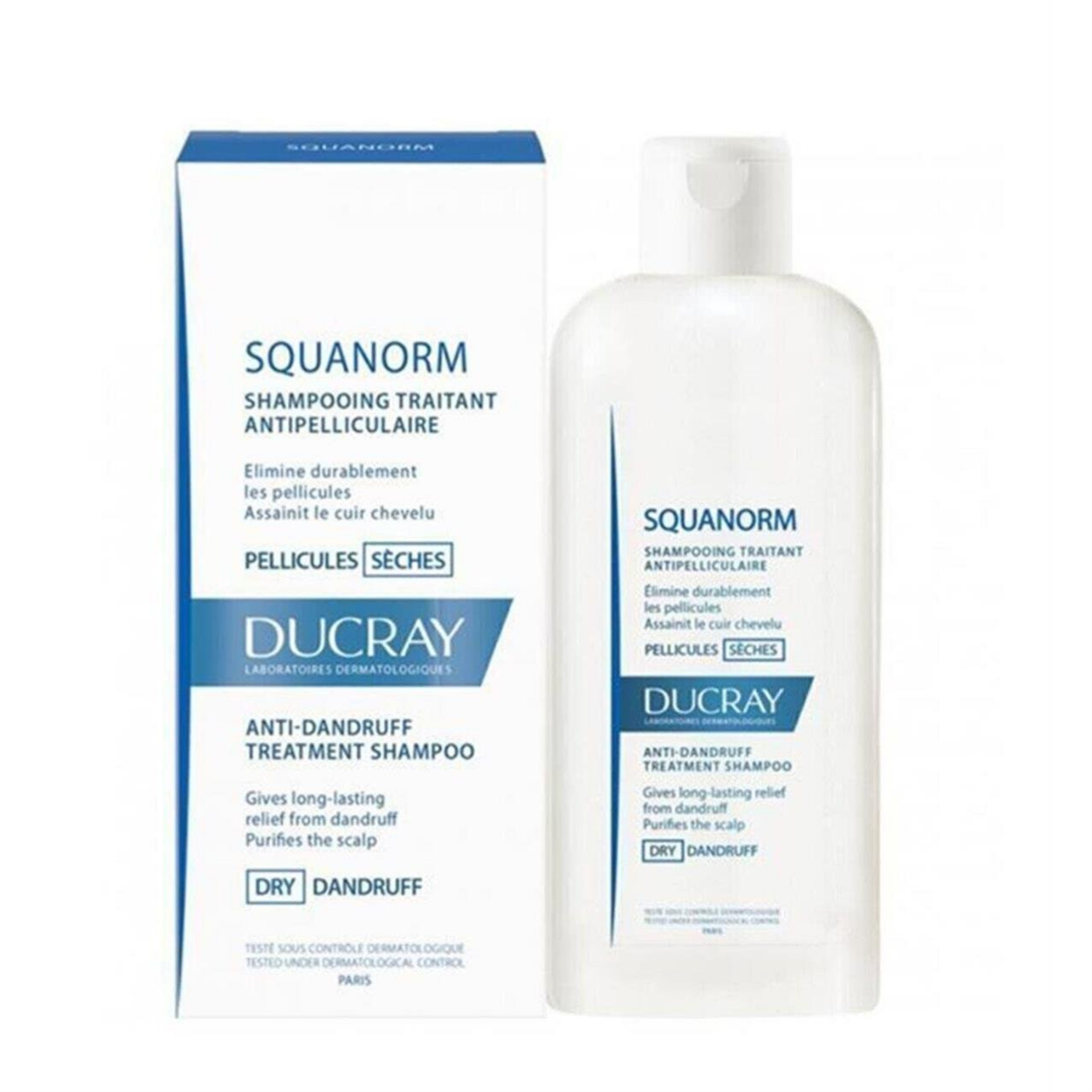 DUCRAY SQUANORM SHAMPOOING SEC PELLICULES KURU KEPEK KARŞITI ŞAMPUAN 200ML - Ducray