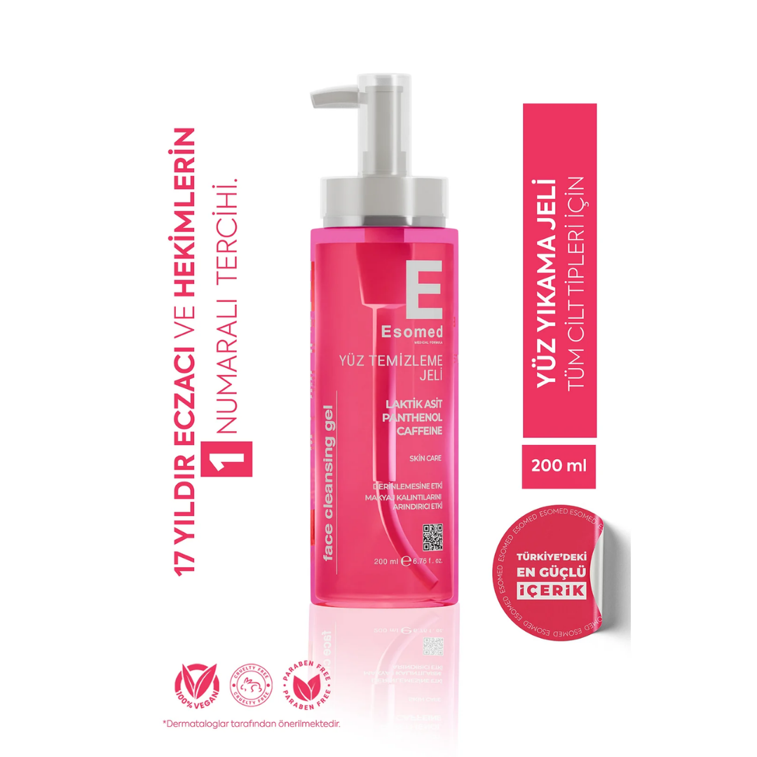 Esomed Arındırıcı ve Sıkılaştırıcı Yüz Temizleme Jeli 200 ml - Esomed