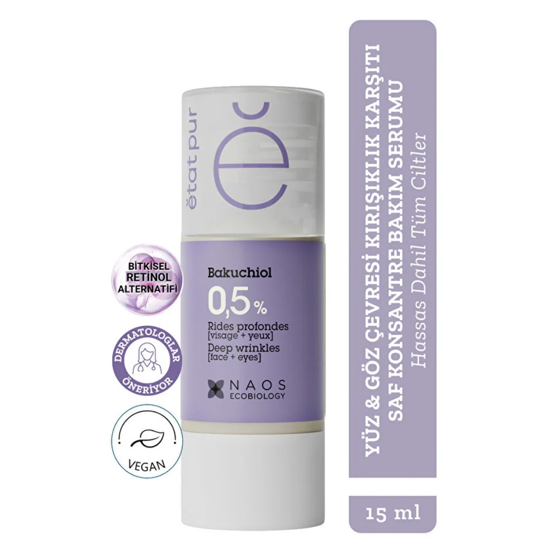 Etat Pur Bakuchiol Kırışıklık Karşıtı Konsantre Bakım Serumu 15 ml - Etat Pur