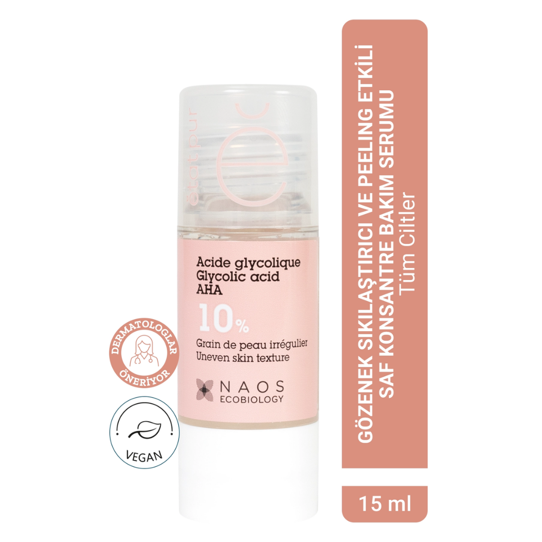 Etat Pur Pure Active Glikolik Asit %10 AHA Peeling Etkili Saf Konsantre Bakım 15 ml - Etat Pur