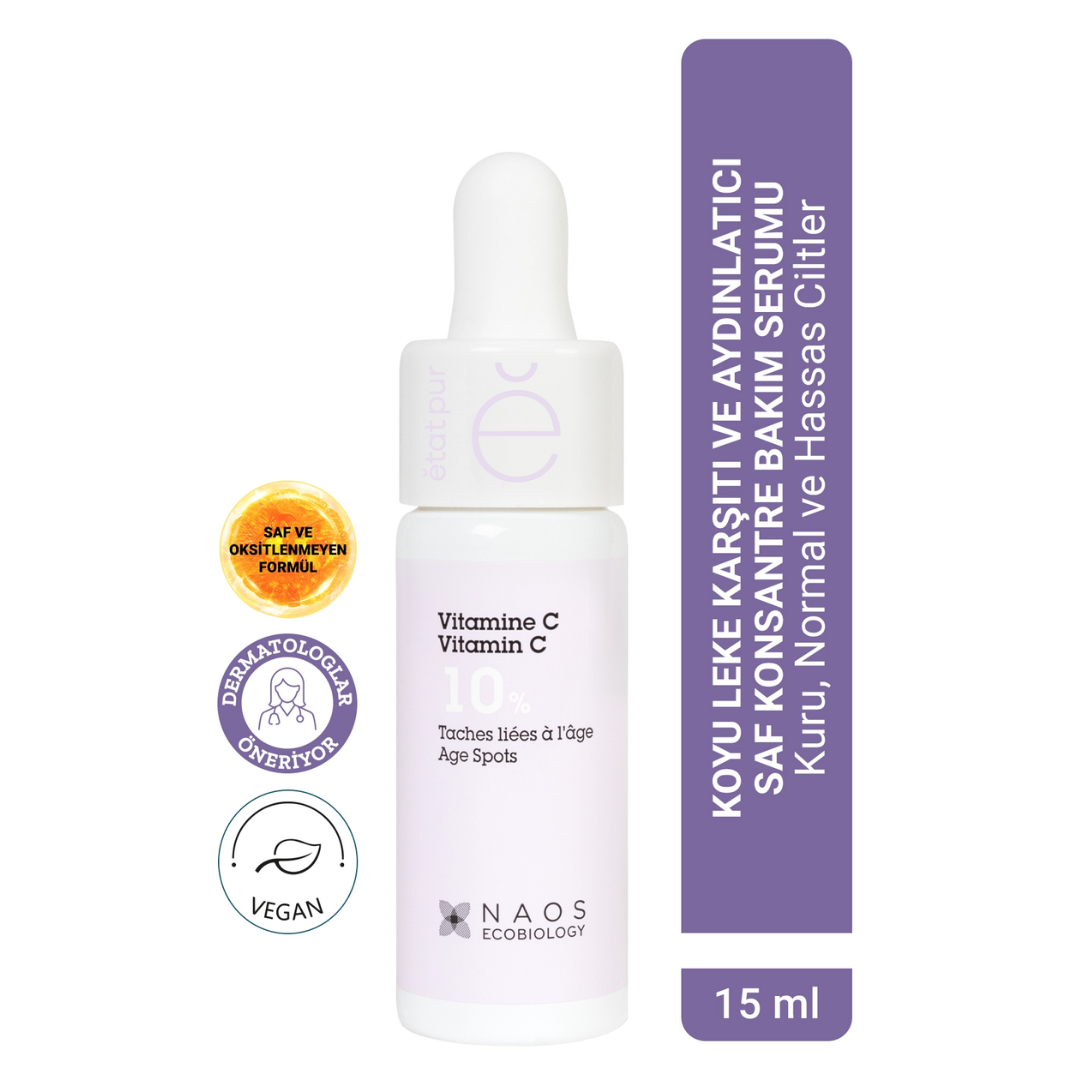 Etat Pur Pure Active Saf Vitamin C %10 Yaşlanma ve Leke Karşıtı Saf Konsantre Bakım 15 ml - Etat Pur