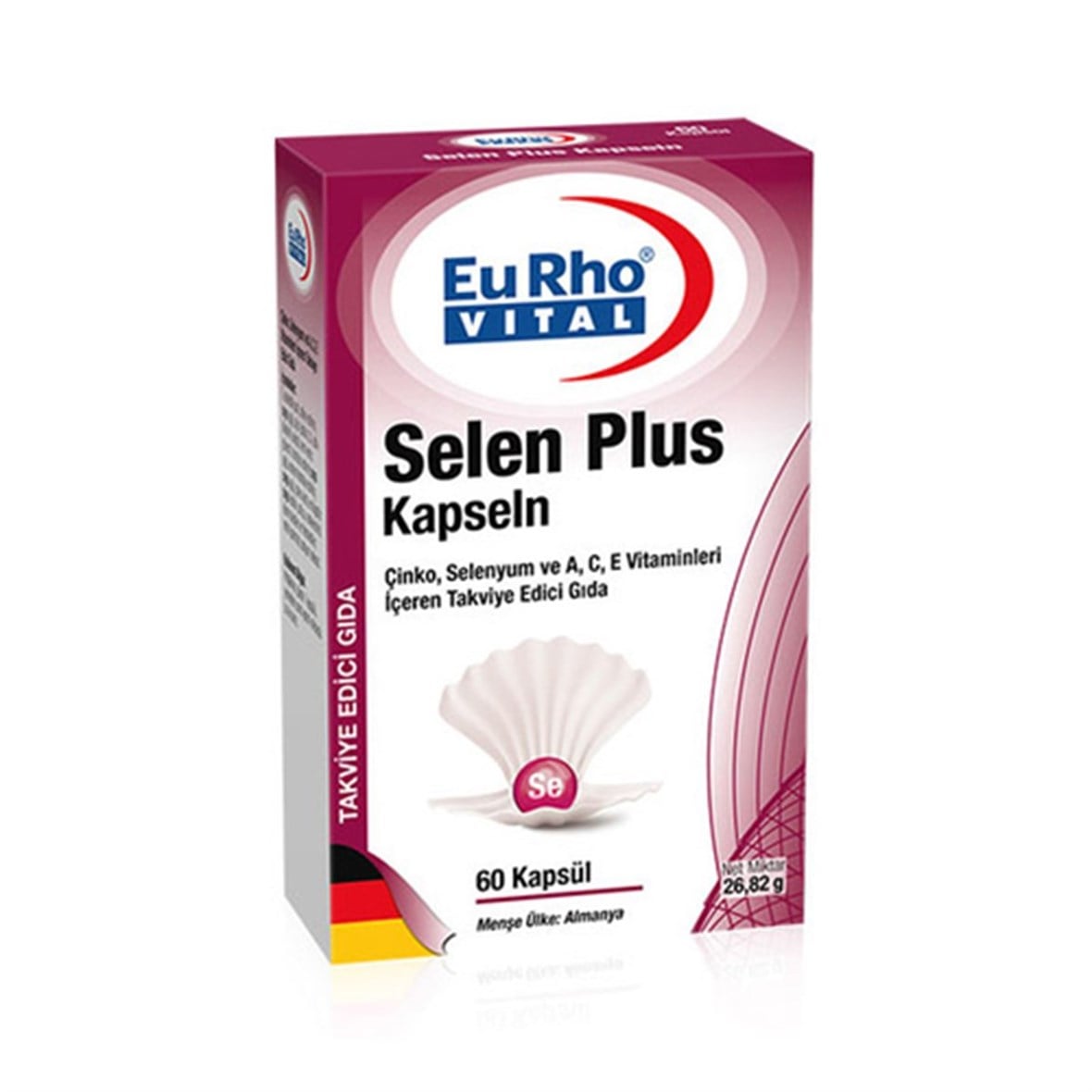 EuRho Vital Selen Plus Kapseln Takviye Edici Gıda 60 Kapsül - EuRho Vital