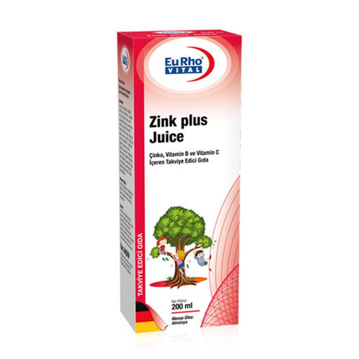 EuRho Vital Zink Plus Juice Takviye Edici Gıda 200 ml - EuRho Vital