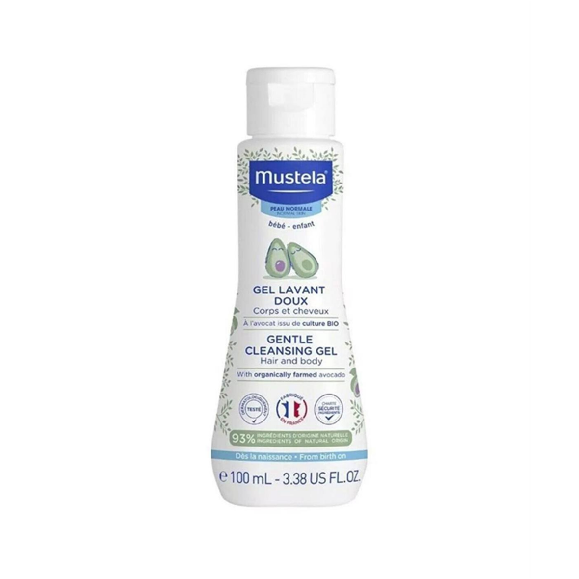 Gel Lavant Yenidoğan Saç Vücut Şampuanı 100 Ml - Mustela