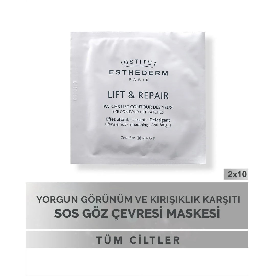 Göz Çevresi Bakım Pedi - Lift&repair Eye Contour Lift Patches 10x2 Ml - Institut Esthederm