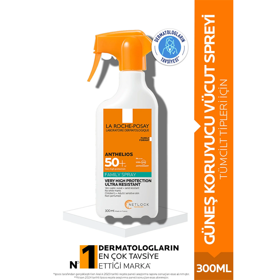 La Roche Posay Anthelios Family Spray Vücut Güneş Kremi 300 ml - La Roche Posay
