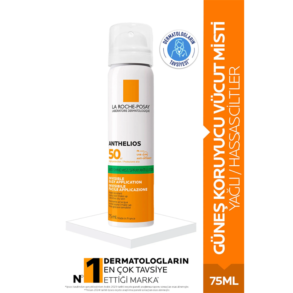 La Roche Posay Anthelios Parlama Karşıtı SPF50+ Mist 75 ml - La Roche Posay