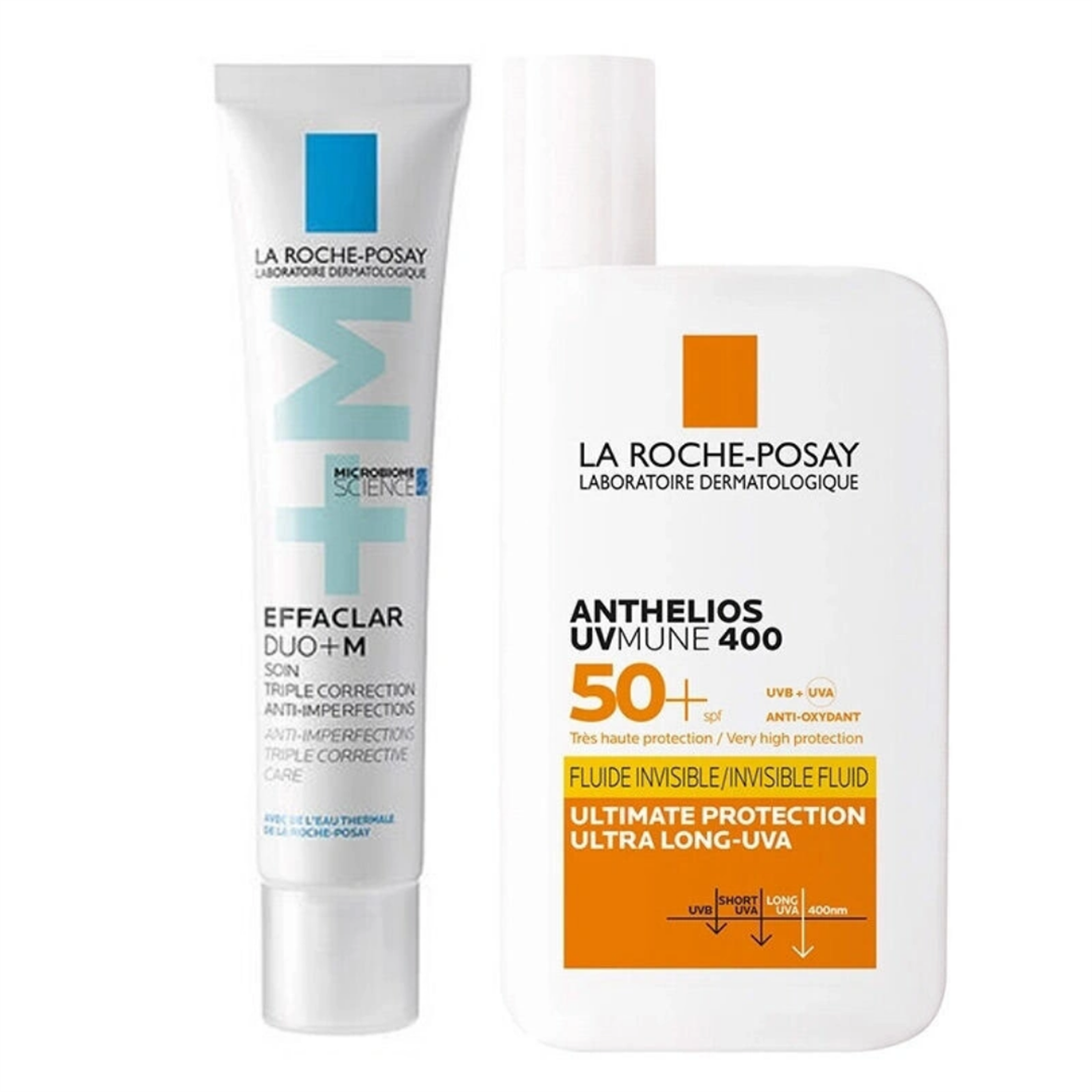 La Roche Posay Düzensiz Ciltler için Bakım ve Yüksek  Güneş Koruma Seti - La Roche Posay