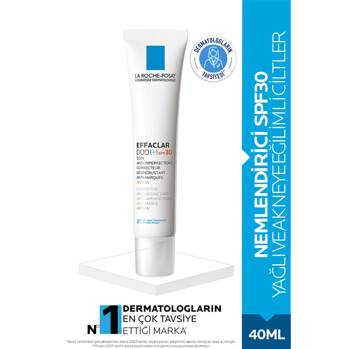 La Roche Posay Effaclar Duo + SPF 30 Krem 40 ml - La Roche Posay