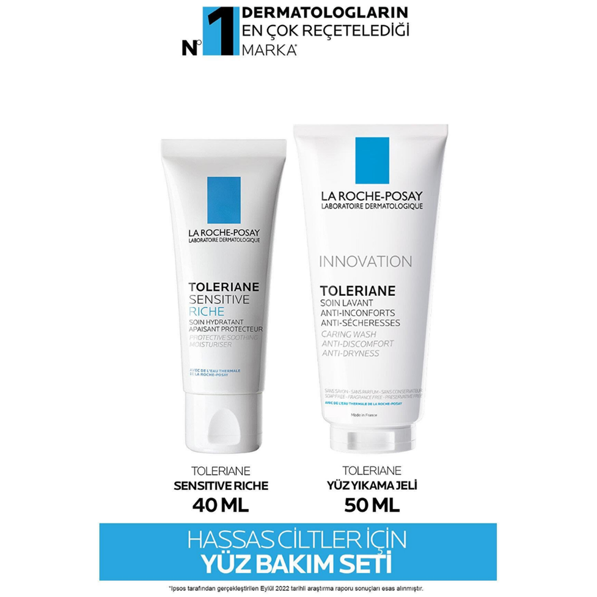 La Roche-Posay Hassas Ciltler İçin Yüz Bakım Seti - La Roche Posay