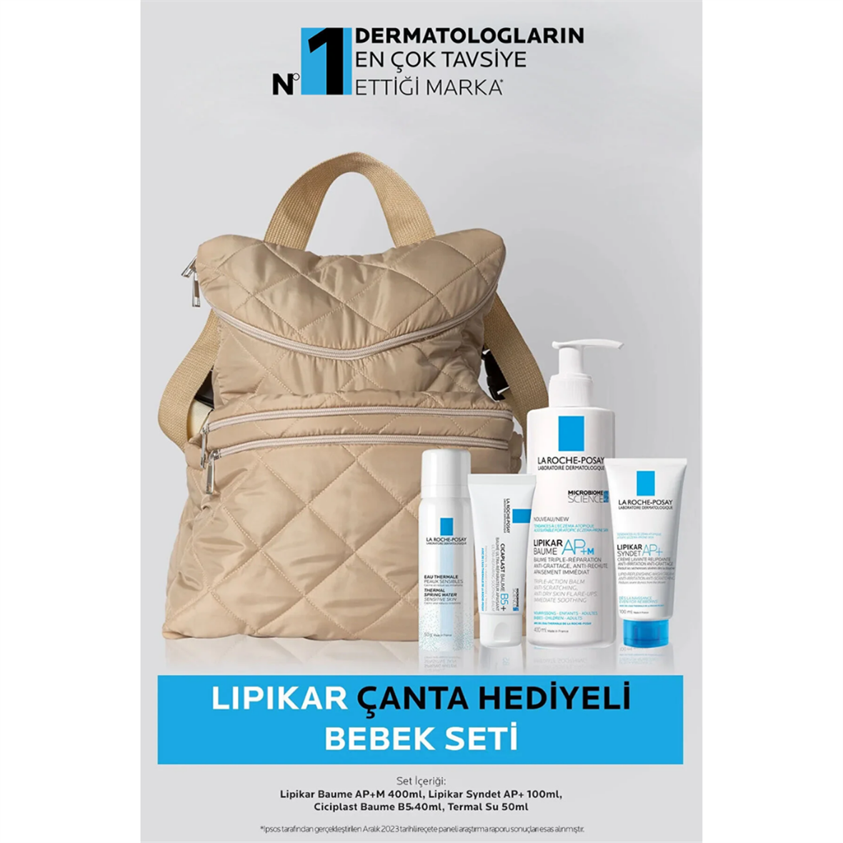 La Roche Posay Lipikar Çanta Hediyeli Bebek Seti - La Roche Posay