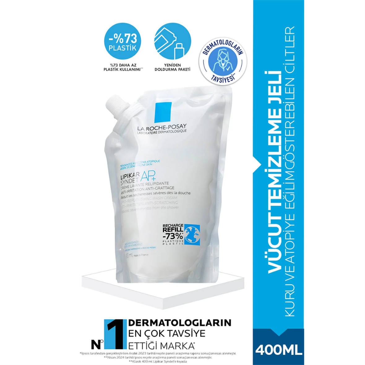 La Roche Posay Lipikar Syndet AP+ 400ml - Refill - La Roche Posay