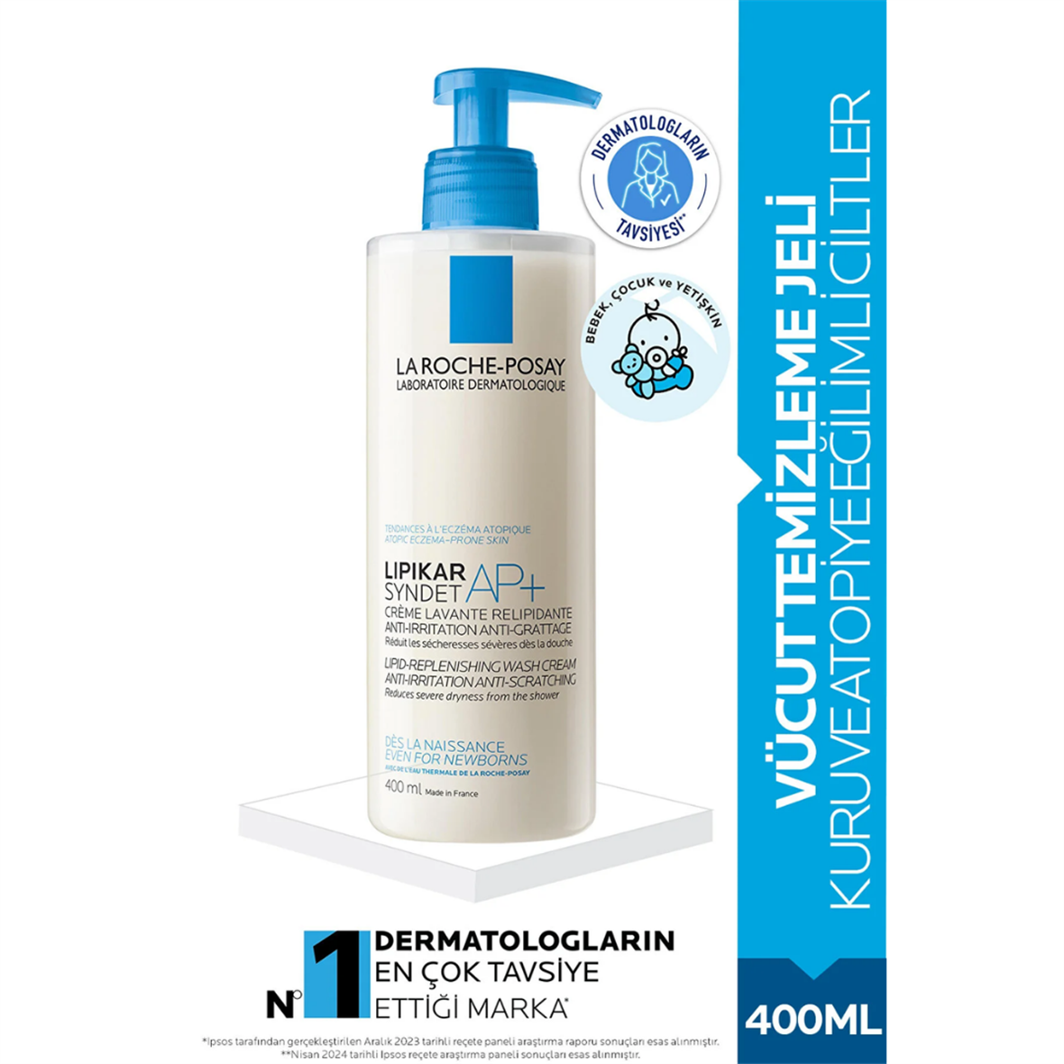 La Roche Posay Lipikar Syndet AP+ Vücut Yıkama Jeli 400 ml - La Roche Posay