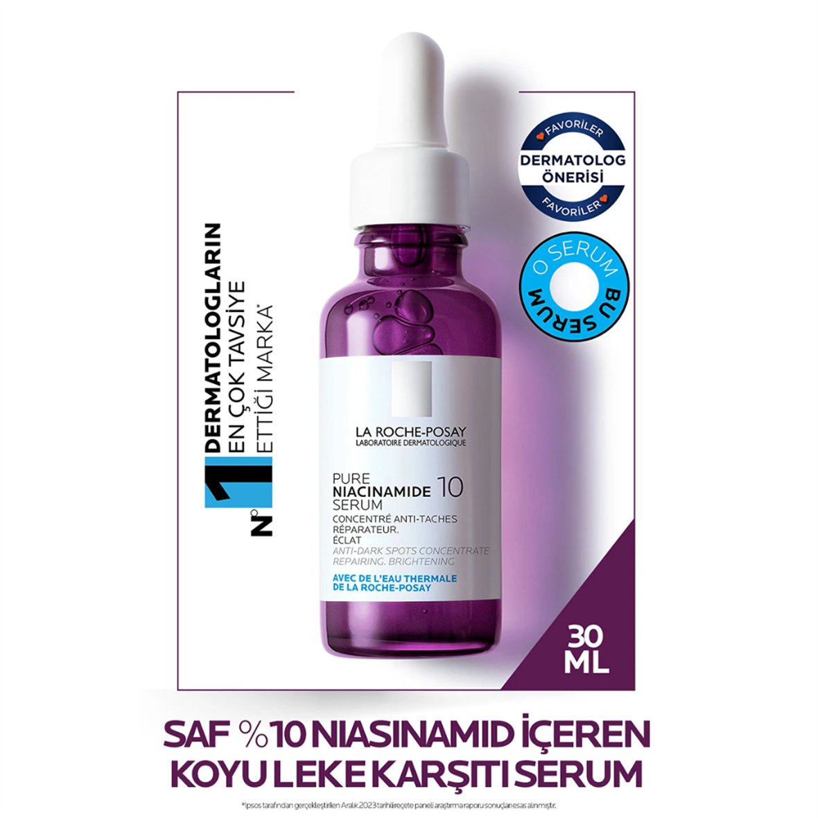 La Roche Posay Saf Niacinamide 10 Leke Karşıtı Serum 30 ml - La Roche Posay