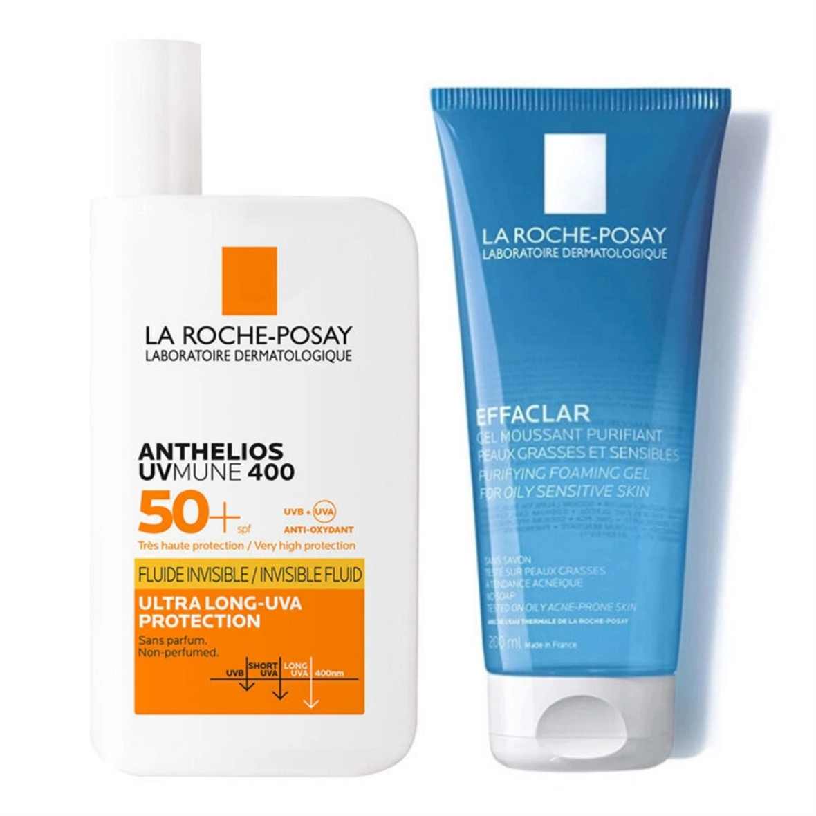 La Roche Posay Yağlı Ciltler için Bakım ve Yüksek Güneş Koruma Seti - La Roche Posay