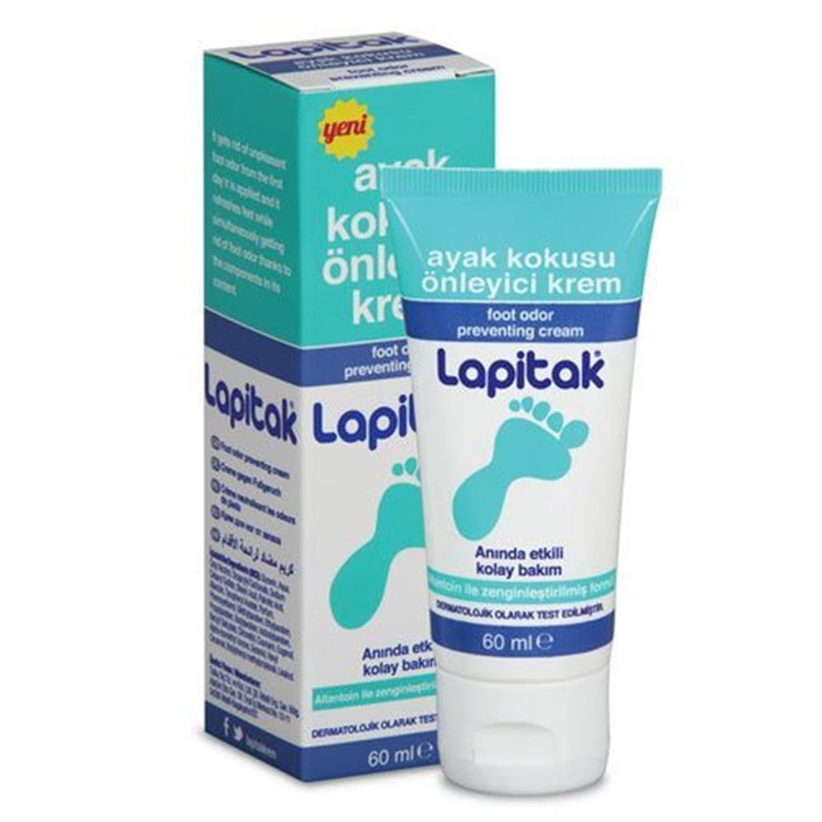 Lapitak Ayak Kokusu Önleyici Krem 60ml - Lapitak