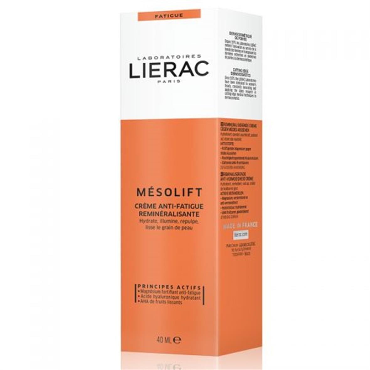 Lierac Mesolift Creme Anti-Fatigue Remineralisante 40 ml - Lierac
