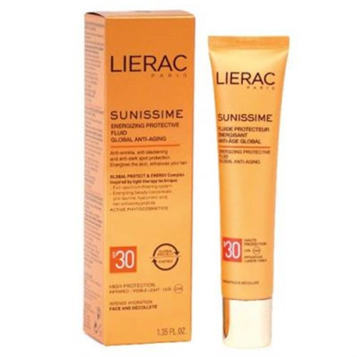 Lierac Sunissime Energizing Protective Fluid Spf30 40ml - Lierac