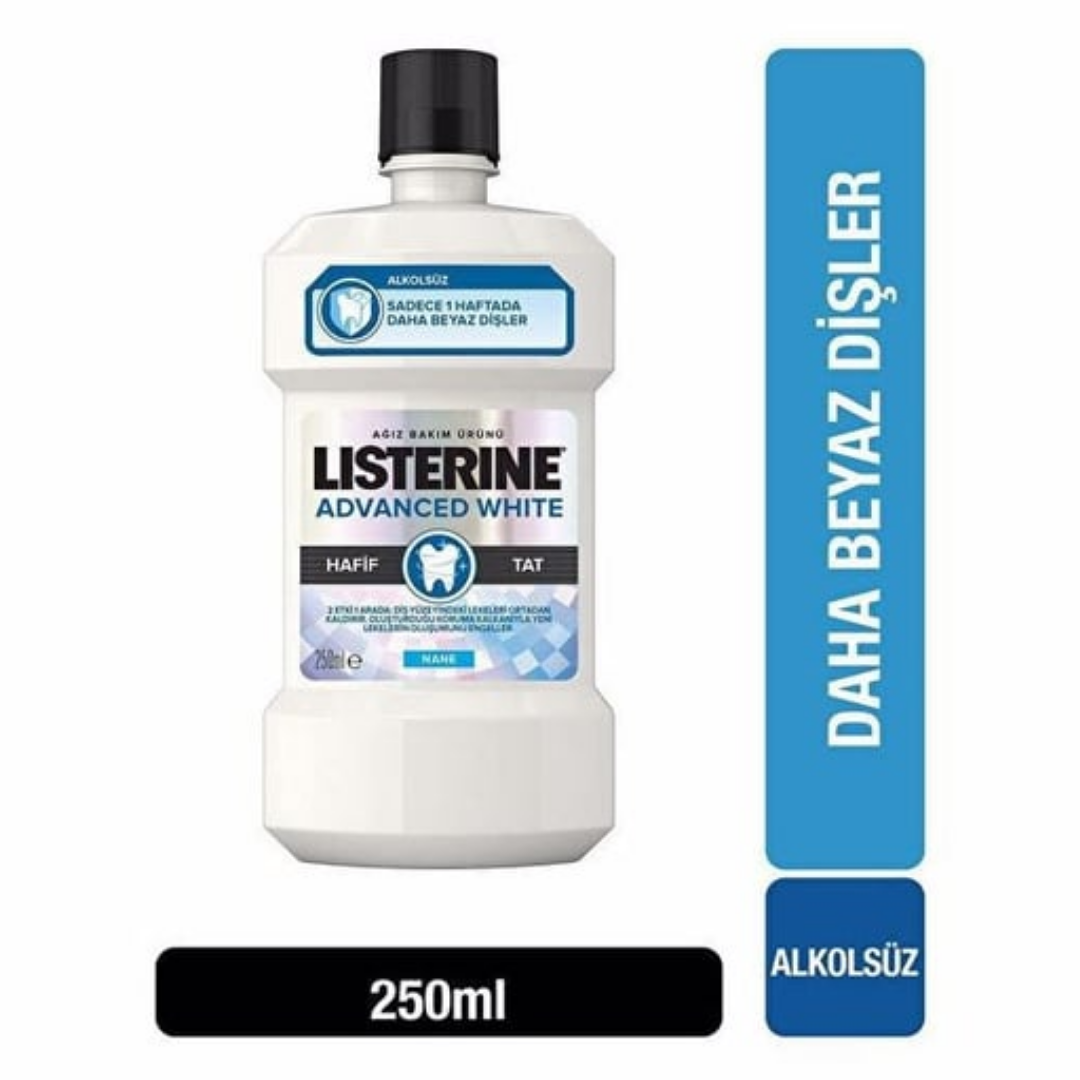 Listerine Advanced White Hafif Tat 250 ml - Listerine