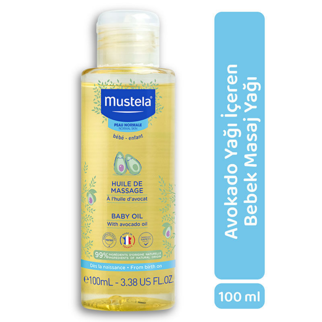 Mustela Bebek Bakım Masaj Yağı 100ml - Mustela