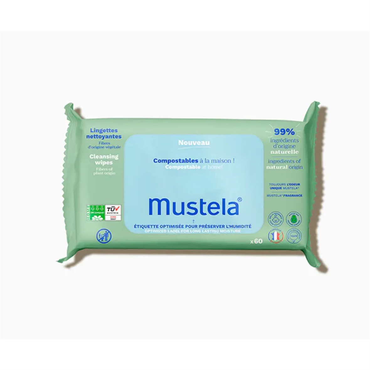 Mustela Eco Islak Mendil 60 Adet - Mustela