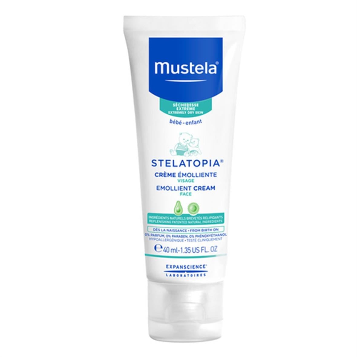 Mustela Stelatopia Emollient Face Cream Yüz Kremi 40 ml - Mustela