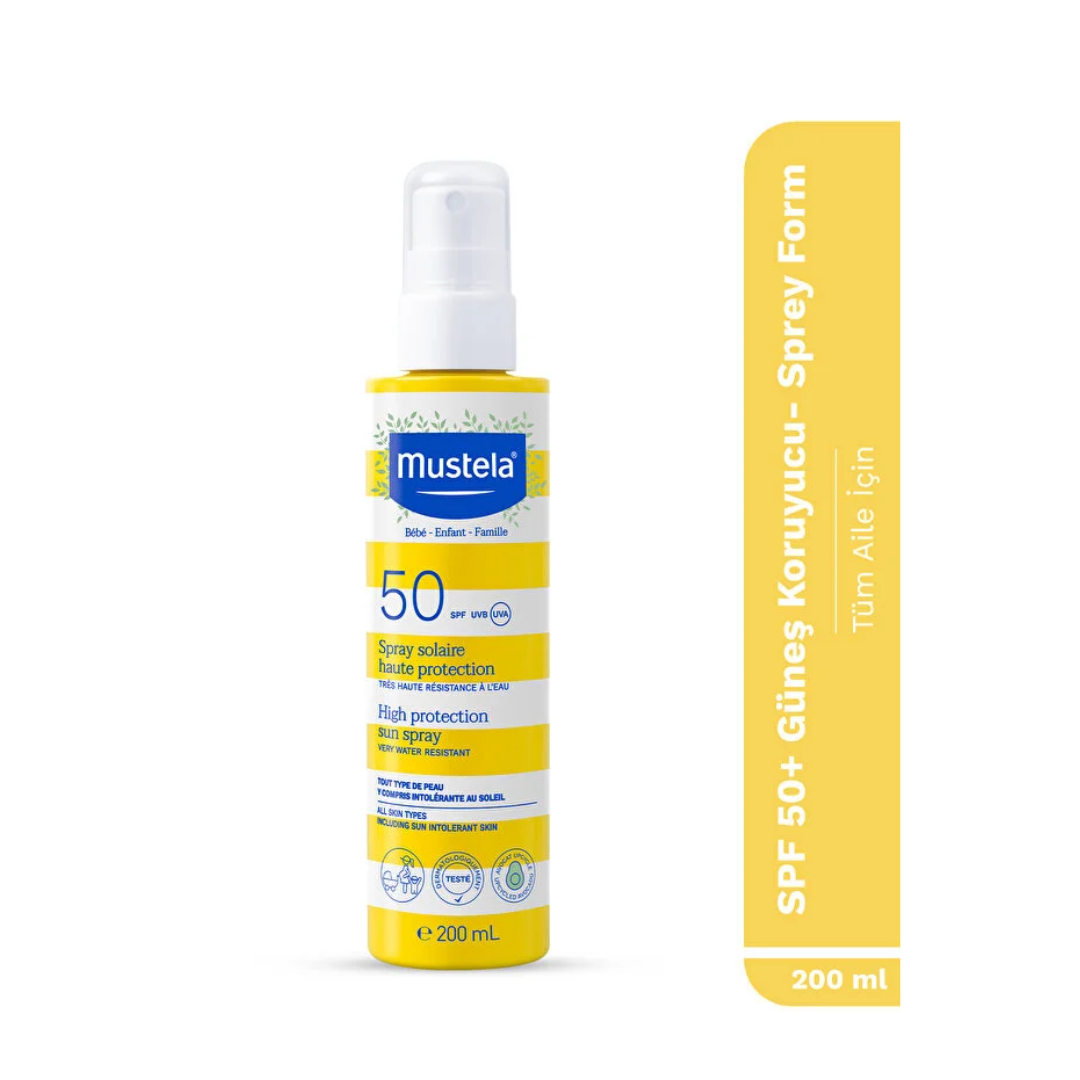 Mustela Very High Protection Sun Lotion Sprey SPF50+ 200 ml  - Mustela