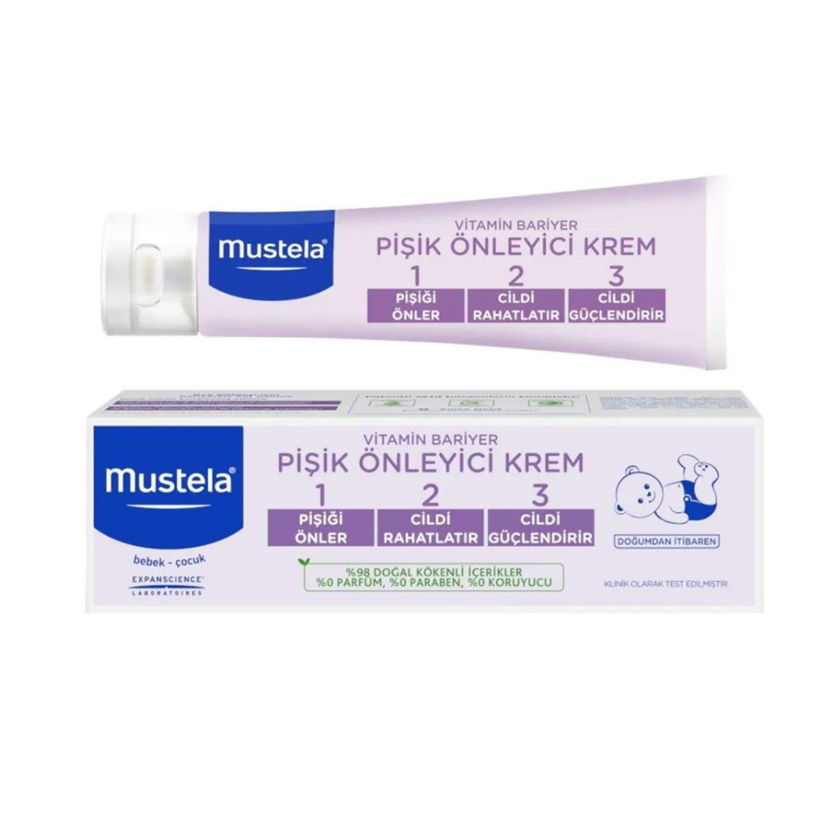 Mustela Vitamin Barrier 1-2-3 Cream 50ml - Mustela