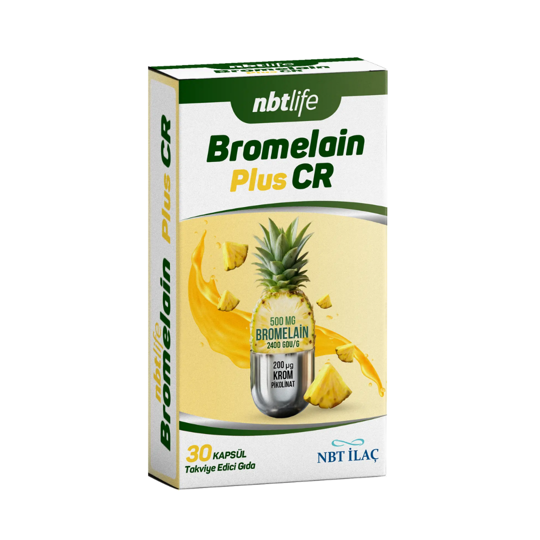 NBT Life Bromelain Plus Cr 30 Kapsül - NBT Life