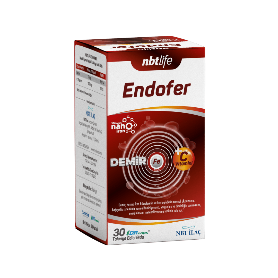 Nbt Life Endofer Takviye Edici Gıda 30 Kapsül - NBT Life