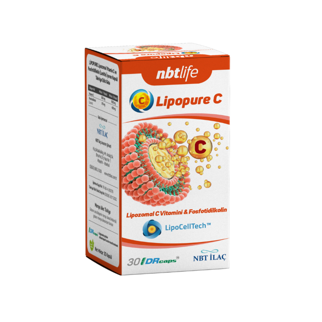 NBT Life Lipopure C Vitamini 30 Kapsül - NBT Life