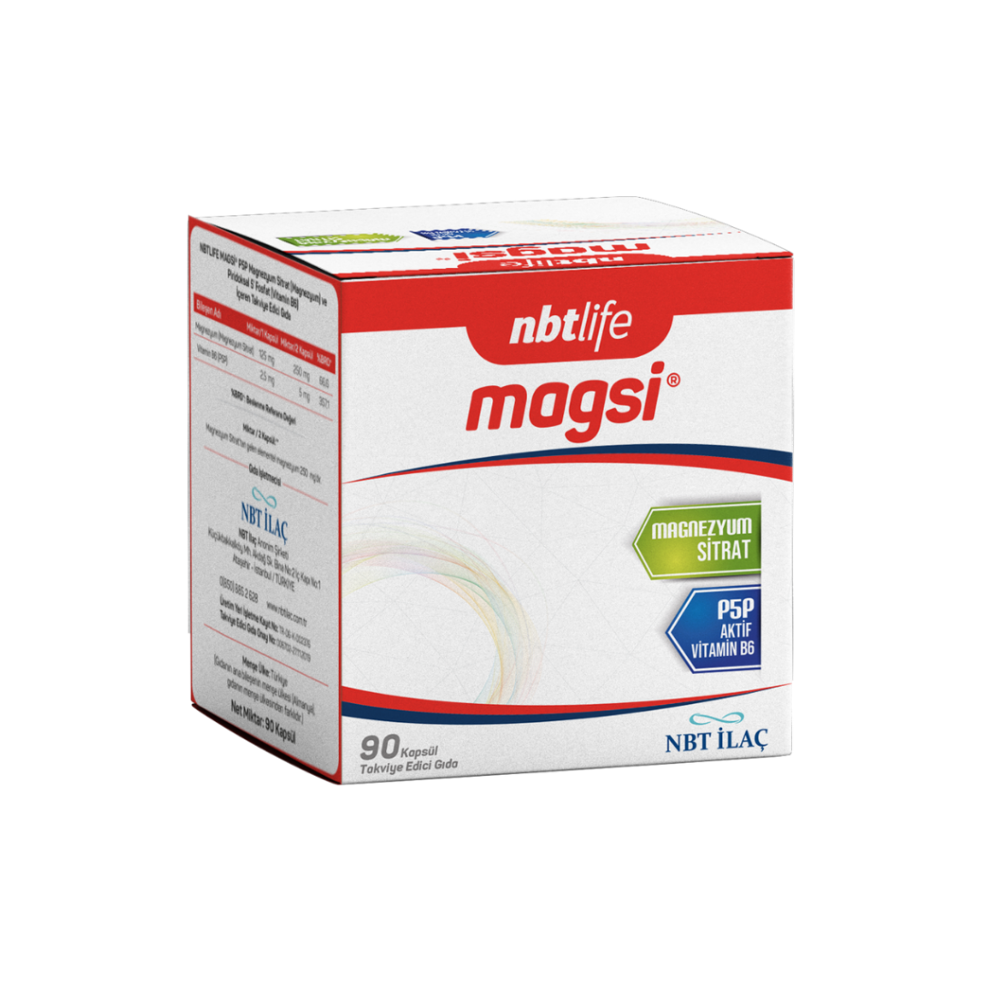 NBT Life Magsi P5P 90 Kapsül - NBT Life