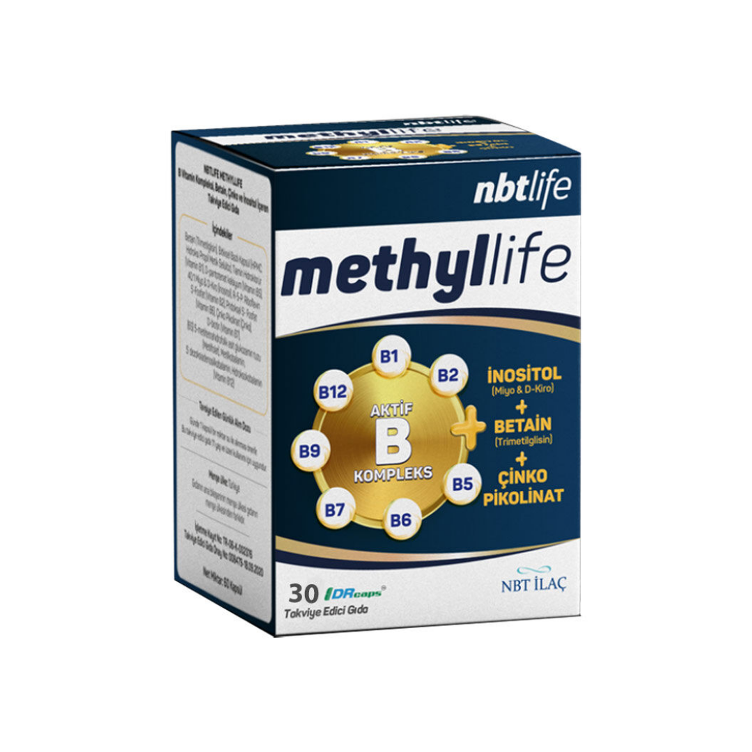 NBT Life Methyllife Takviye Edici Gıda 30 Kapsül - NBT Life