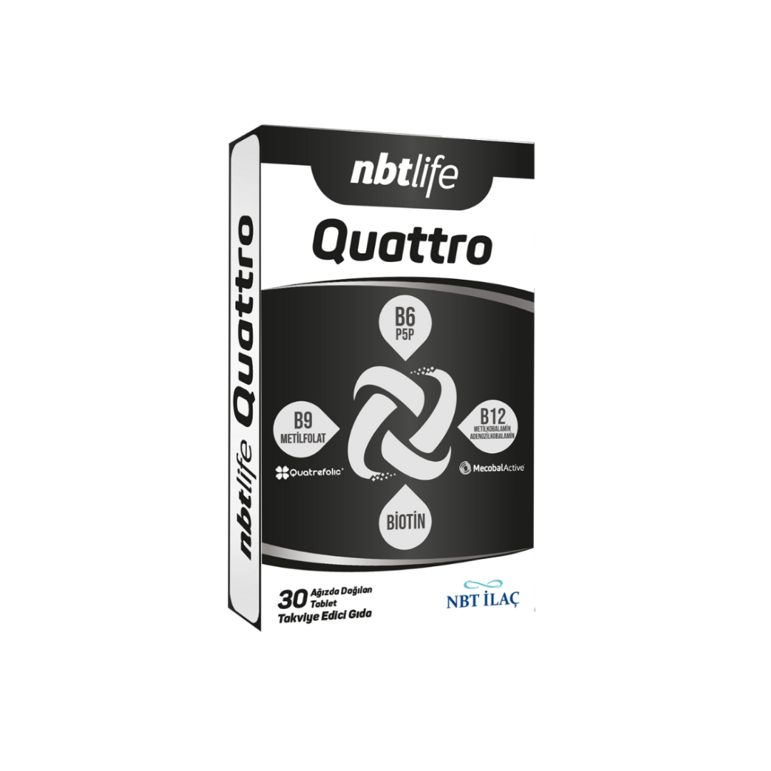 NBT Life Quattro Takviye Edici Gıda 30 Tablet - NBT Life