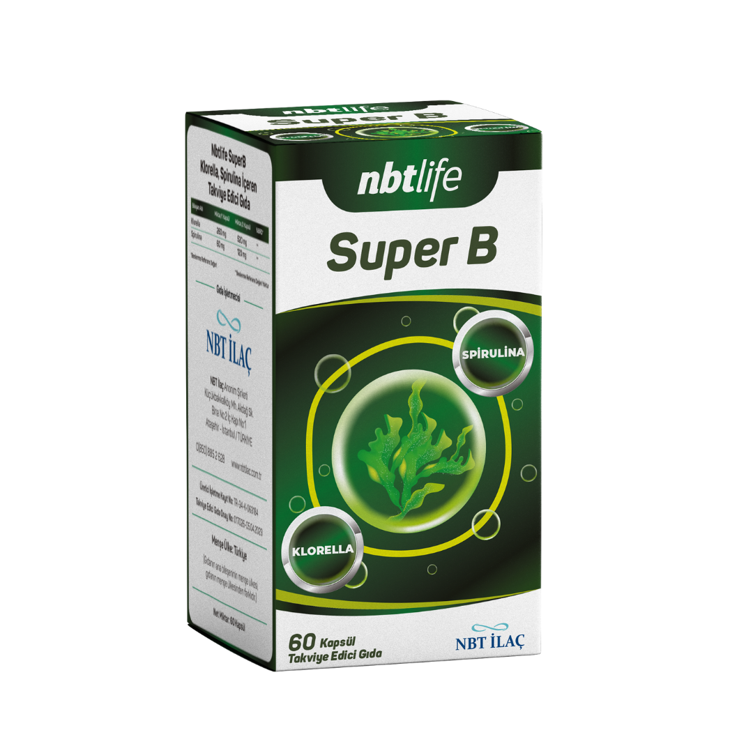 NBT Life Super B Takviye Edici Gıda 60 Kapsül - NBT Life