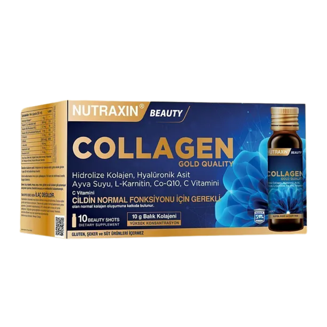 Nutraxin Beauty Gold Kollajen 10 x 50 ml - Nutraxin