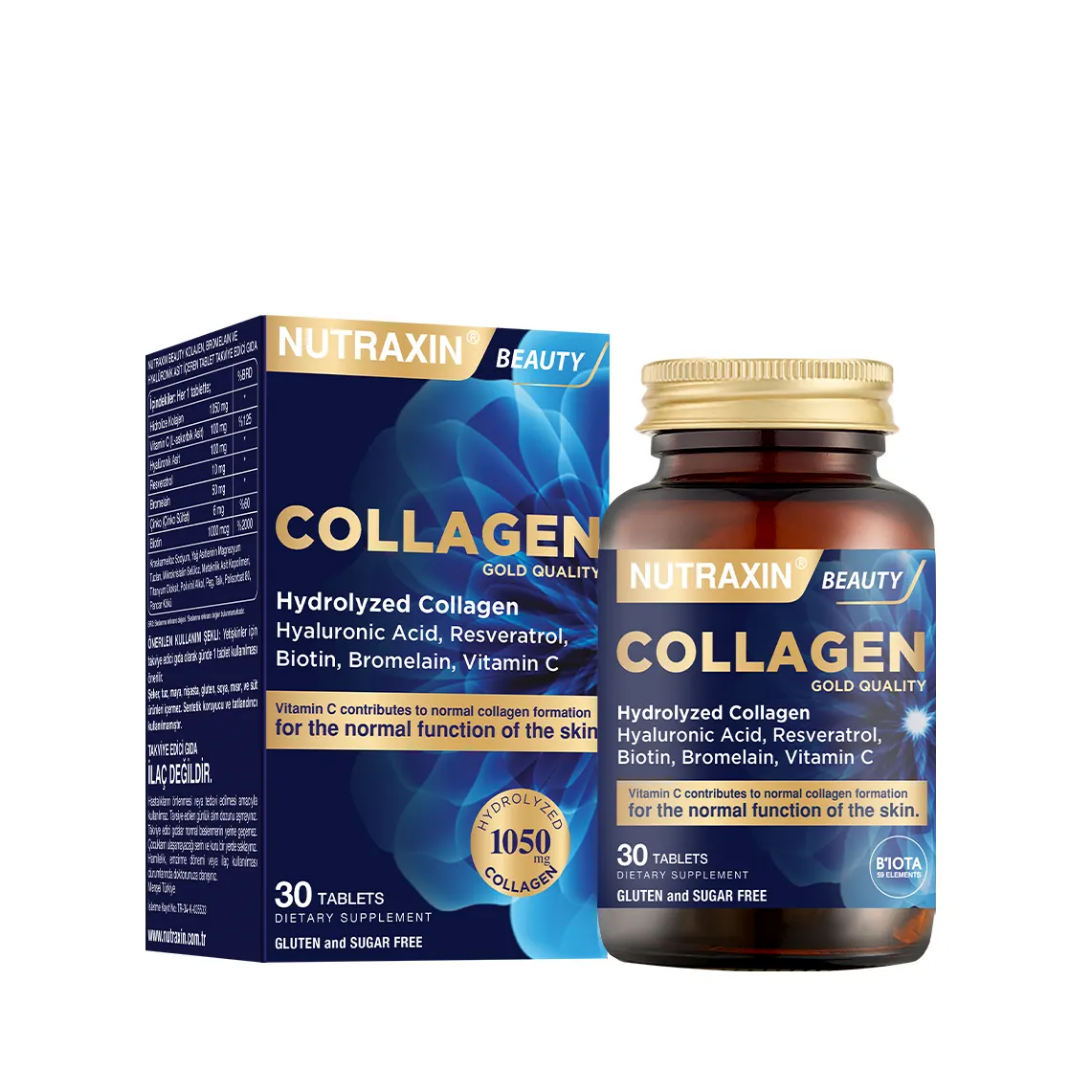 Nutraxin Collagen Beauty Takviye Edici Gıda 30 Tablet - Nutraxin