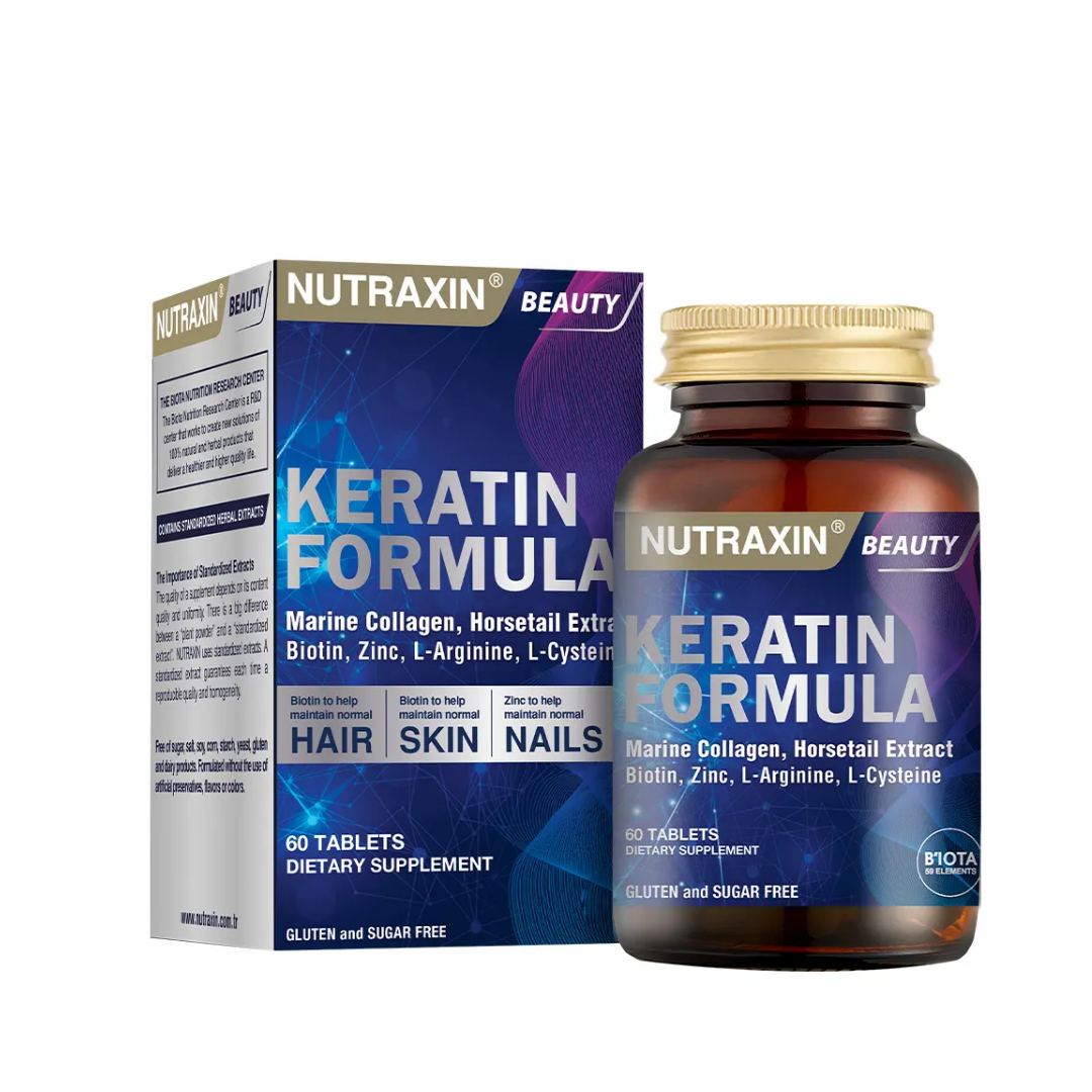Nutraxin Keratin Formula 60 Tablet - Nutraxin