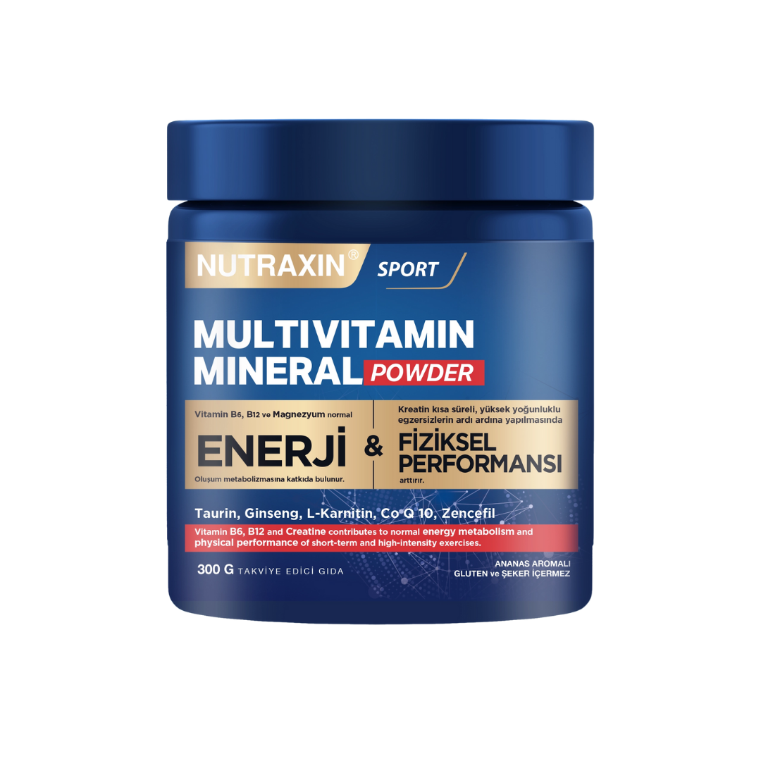 Nutraxin Multivitamin Mineral Powder 300 Gr - Nutraxin