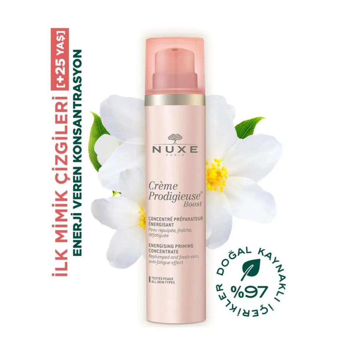 Nuxe Creme Prodigieuse Boost Energising Priming Concentrate 100 ml - Nuxe