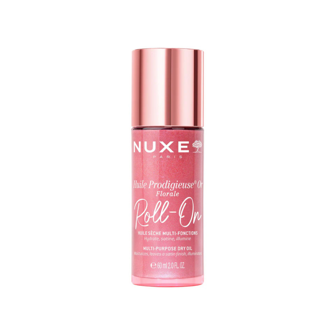 Nuxe Huile Prodigieuse Or Florale Roll-On Çok Amaçlı Simli Kuru Yağ 60 ml - Nuxe