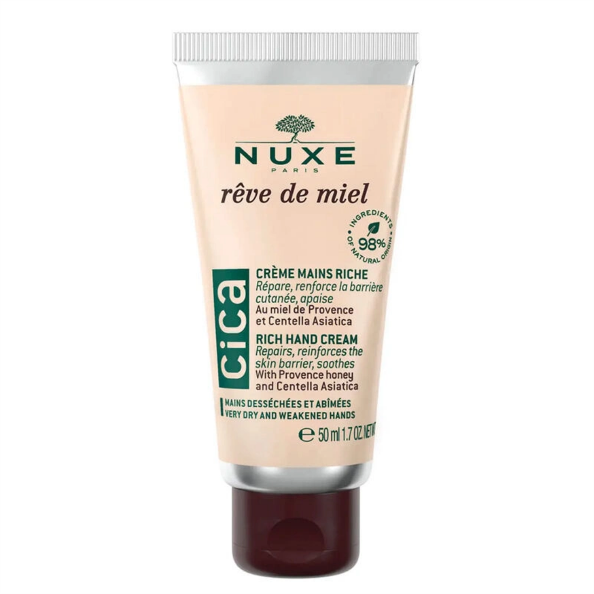 Nuxe Reve De Miel Cica Rich Hand Cream 50 Ml - Nuxe