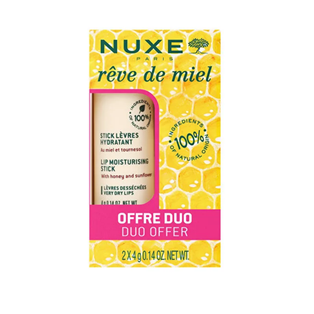 Nuxe Reve de Miel Lip Moisturizing Stick 2x4g Set - Nuxe