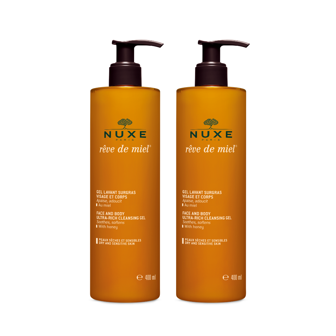 Nuxe Reve De Miel Yüz ve Vücut Yıkama Jeli 2x400 ml - Nuxe