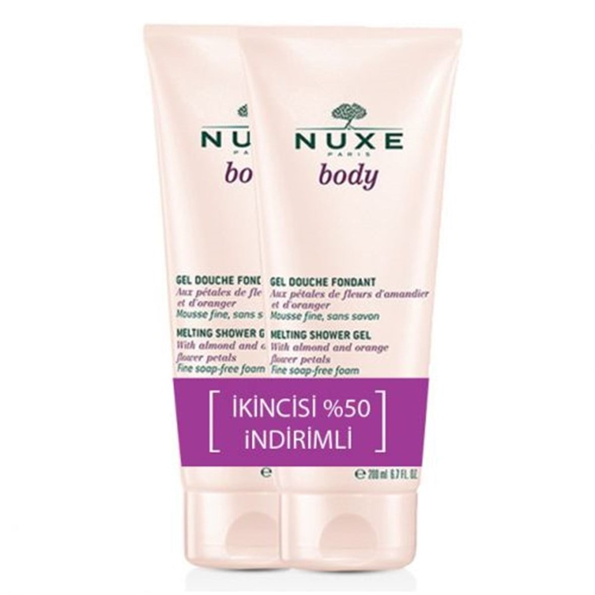 Nuxe Shower Gel Rahatlatıcı Duş Jeli 2x200 ml | Özel Fiyat - Nuxe