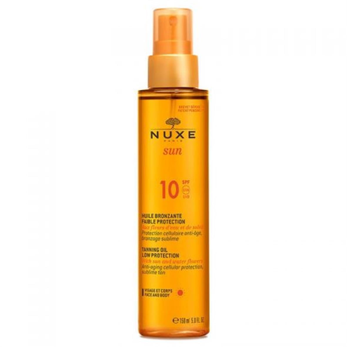 Nuxe Sun Bronzlaştırıcı Yüz ve Vücut Yağı Spf10 150ml - Nuxe