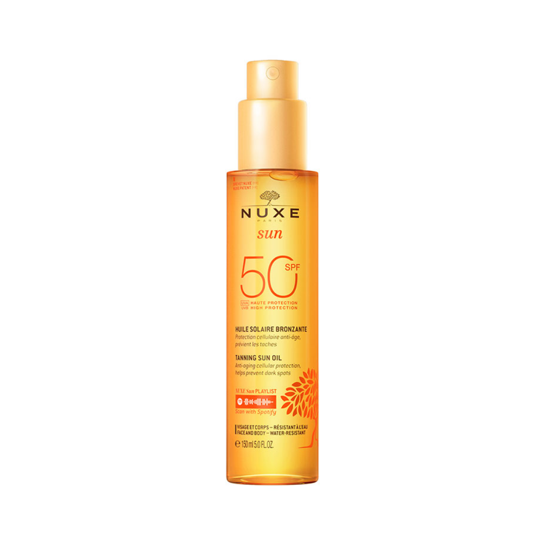 Nuxe Sun Huile Solaire Bronzlaştırıcı Yüz ve Vücut Yağı SPF50 150 ml - Nuxe