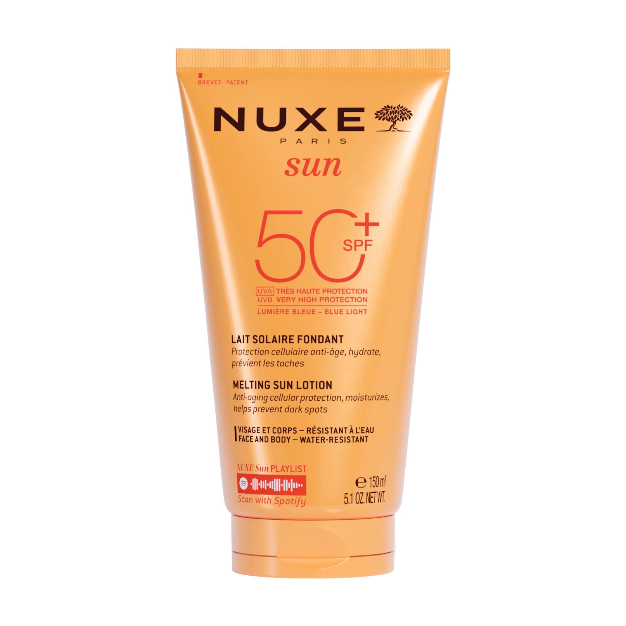 Nuxe Sun Melting Lotion High Protection Face and Body SPF50 150 ml - Nuxe