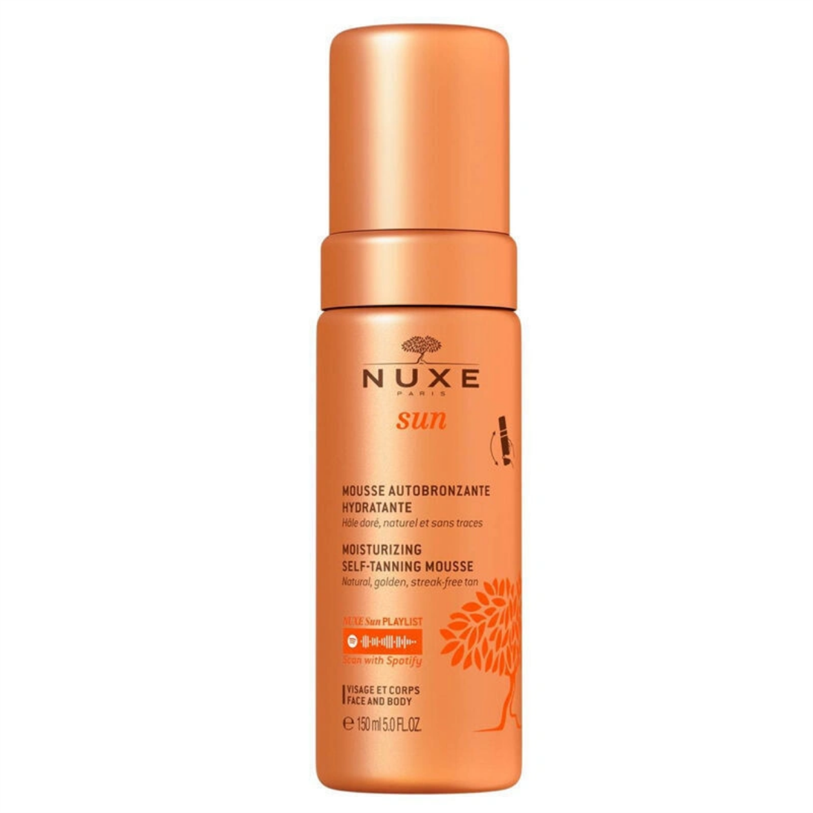 Nuxe Sun Moisturizing Self-Tanning Mousse ( Nemlendirme Etkili Bronzlaştırıcı Köpük ) 150 ml - Nuxe