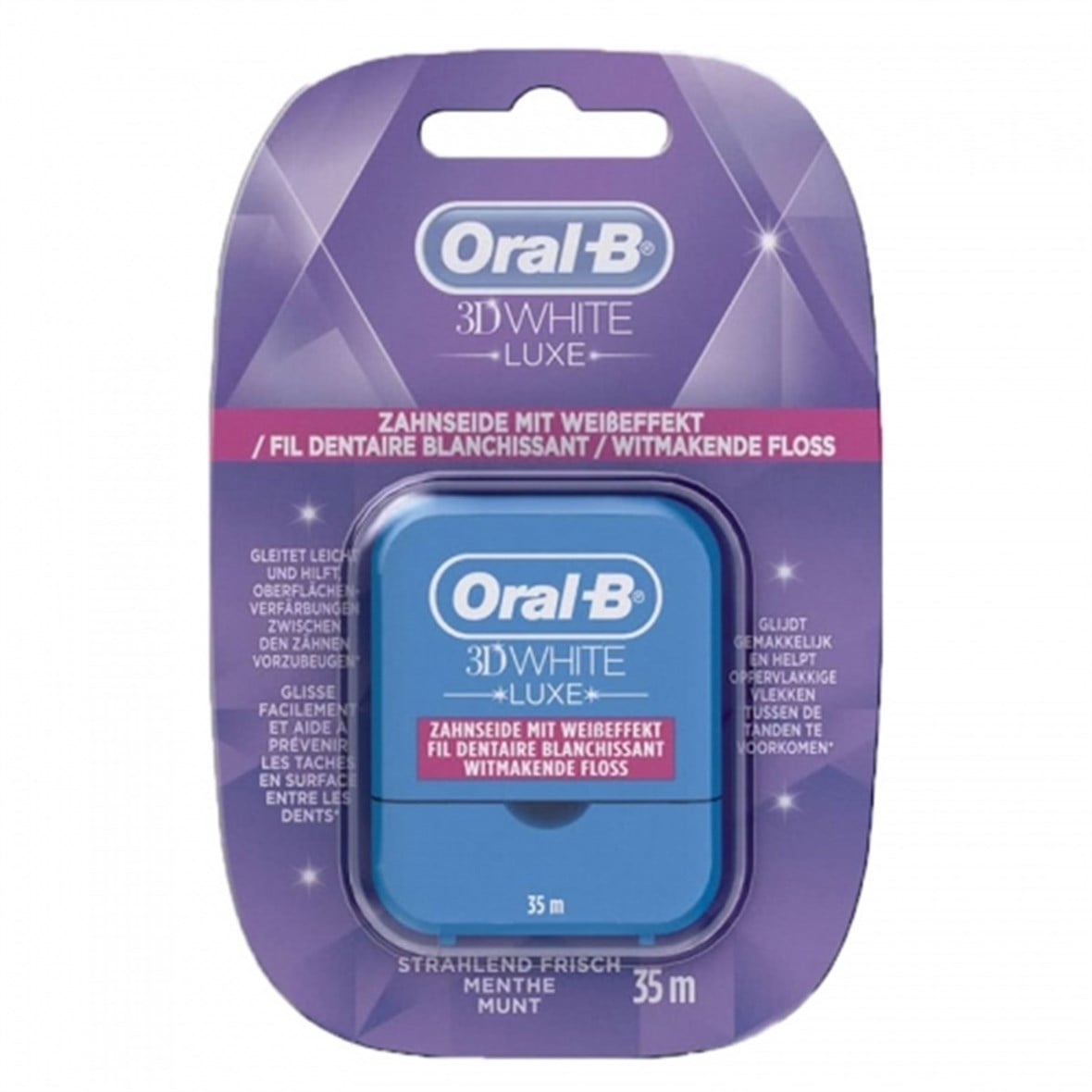 Oral-B 3D White Luxe Whitening Dental Floss 35m - Oral-b